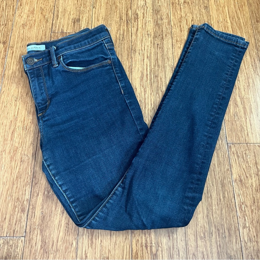 Banana Republic Dark Blue Skinny Denim Jeans